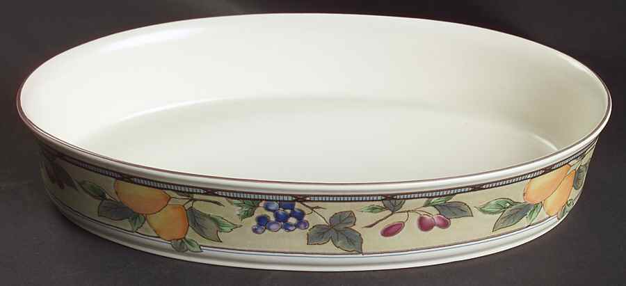 Garden Harvest 12'' Oval Baker by Mikasa-1