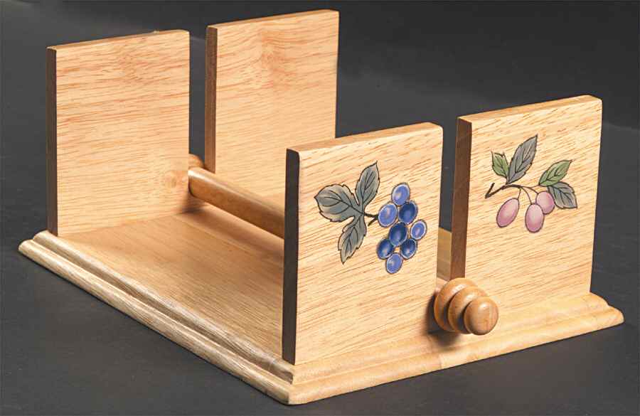 Garden Harvest Wood Napkin Holder by Mikasa-1