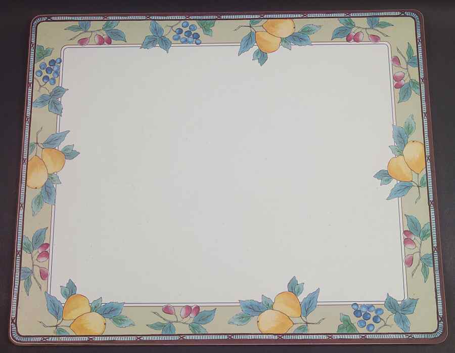 Garden Harvest Wood Placemat by Mikasa-1