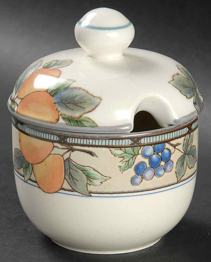 Garden Harvest Jam/Jelly & Lid by Mikasa-1