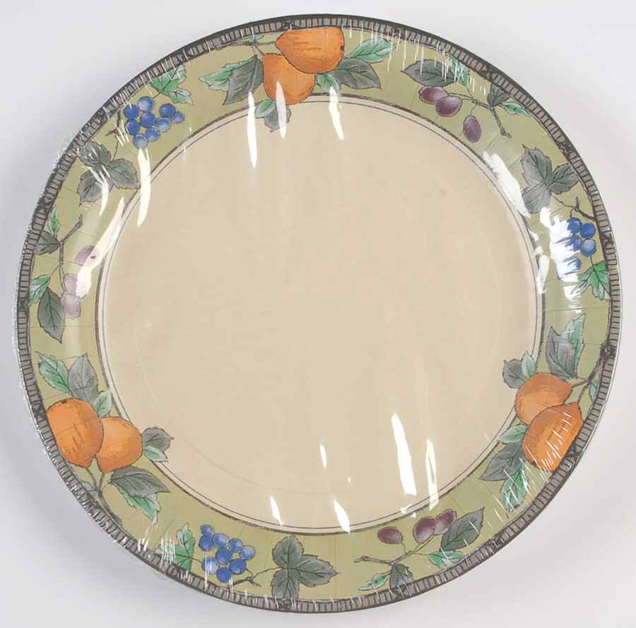 Garden Harvest (Pack of 12) Paper Dinner Plates by Mikasa-1