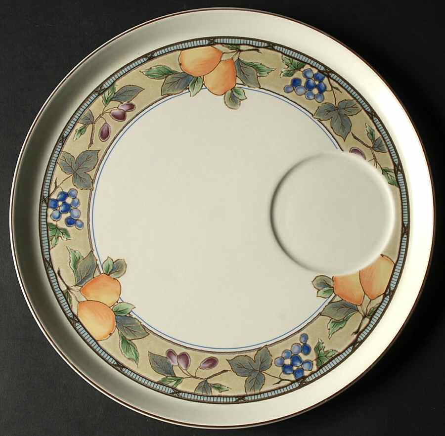 Garden Harvest Snack Plate by Mikasa-1