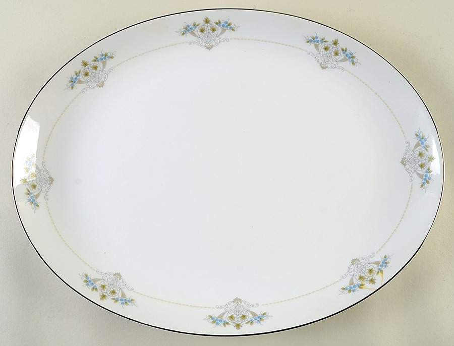 Gaileen 16" Oval Serving Platter by Mikasa-1