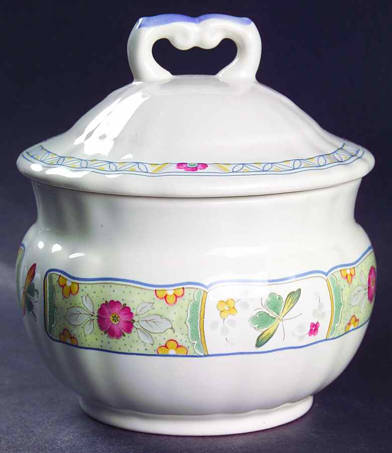 Garden Isle Sugar Bowl & Lid by Mikasa-1