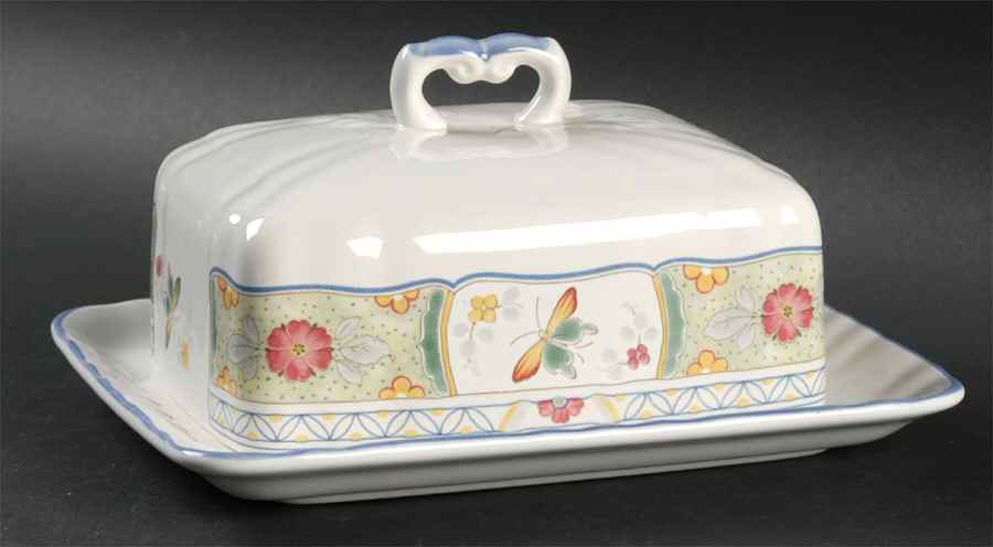 Garden Isle Square Covered Butter by Mikasa-1