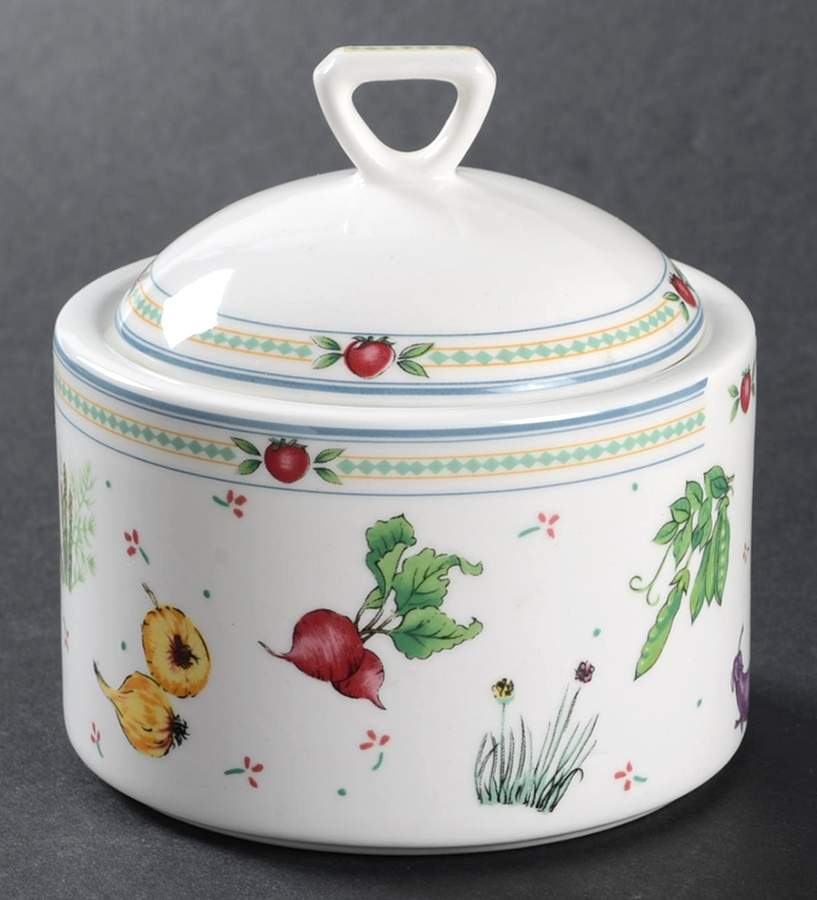 Garden Lane Sugar Bowl & Lid by Mikasa-1