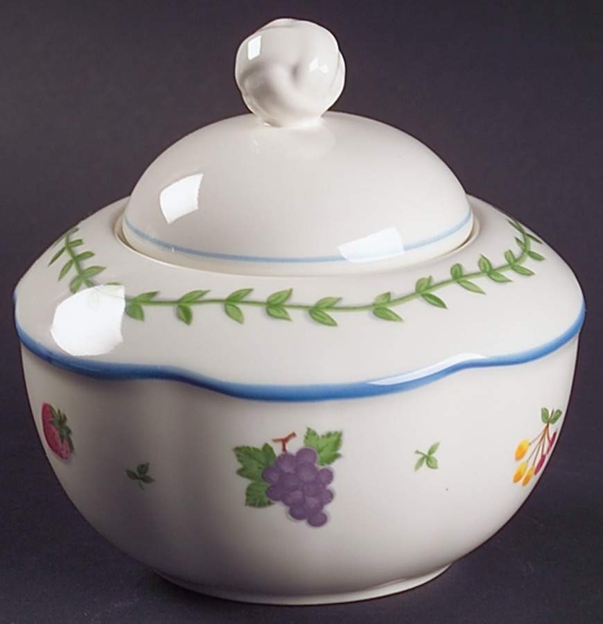 Garden Medley Sugar Bowl & Lid by Mikasa-1