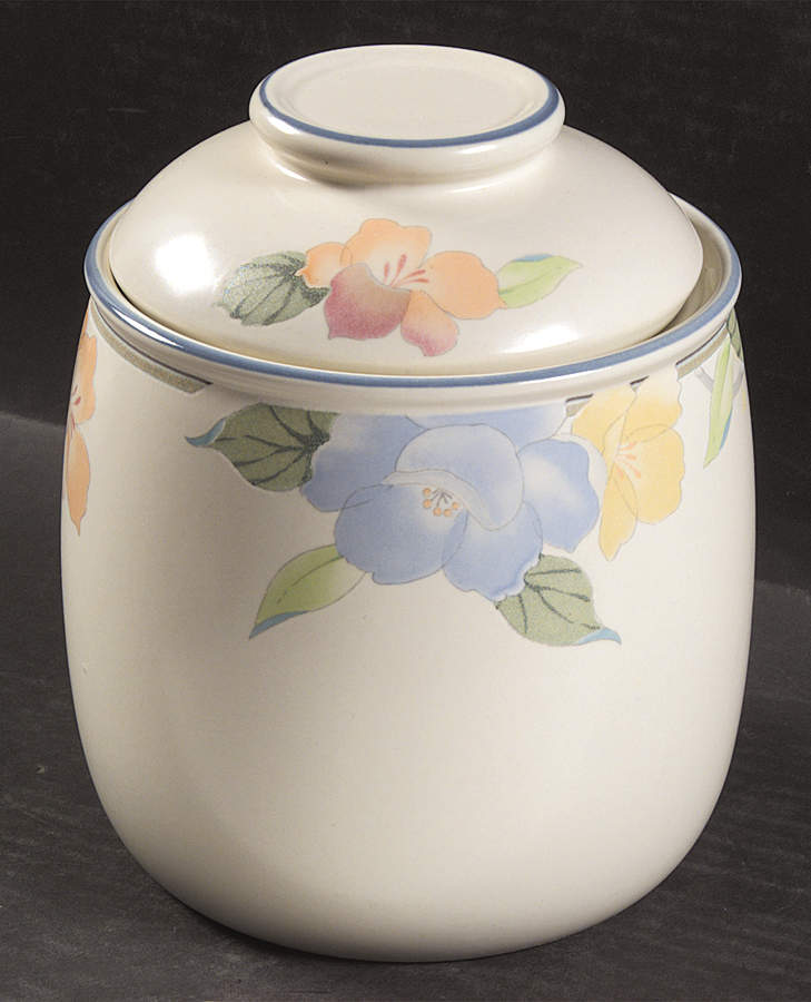 Garden Poetry Large Canister & Lid by Mikasa-1