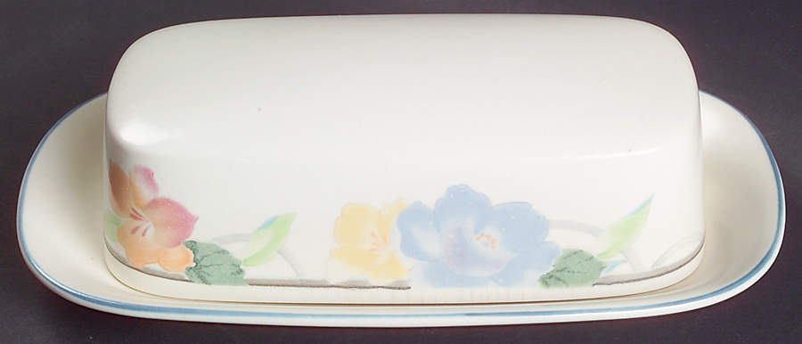 Garden Poetry 1/4 Lb Covered Butter by Mikasa-1