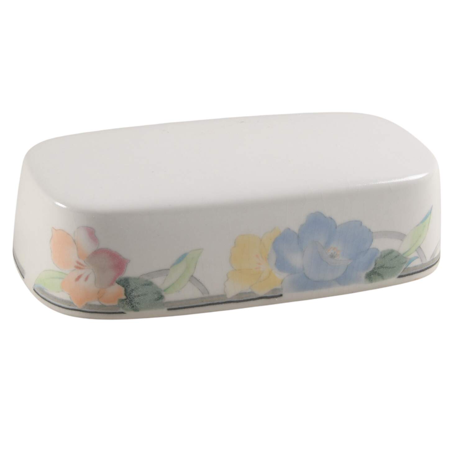 Garden Poetry Lid for 1/4 LB Butter by Mikasa-1