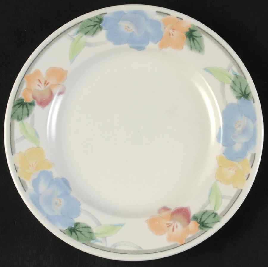 Garden Poetry Bread & Butter Plate by Mikasa-1