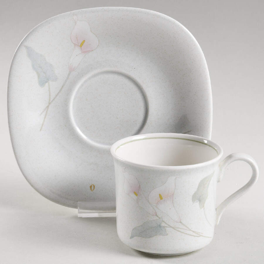 Gardenside Flat Demitasse Cup & Saucer Set by Mikasa-1