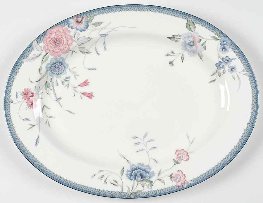 Gardenview 14" Oval Serving Platter by Mikasa-1