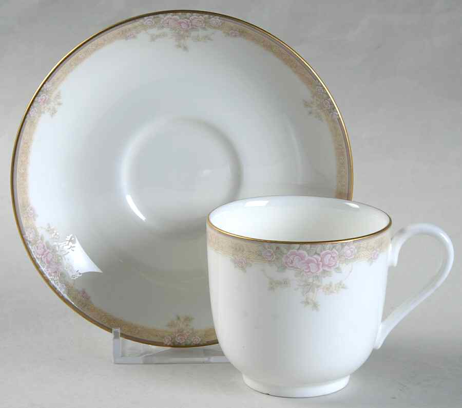 Garlands Flat Demitasse Cup & Saucer Set by Mikasa-1
