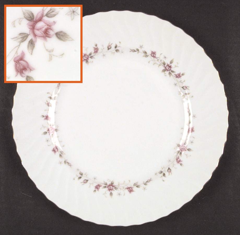 Garland Rose Dinner Plate by Mikasa-1