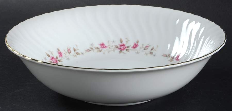 Garland Rose 9" Round Vegetable Bowl by Mikasa-1