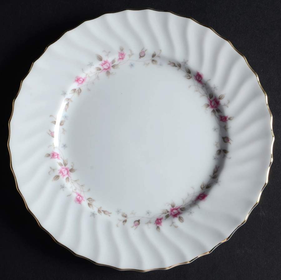 Garland Rose Bread & Butter Plate by Mikasa-1