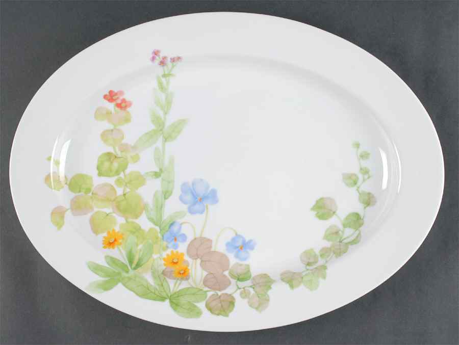 Garden Side 16" Oval Serving Platter by Mikasa-1