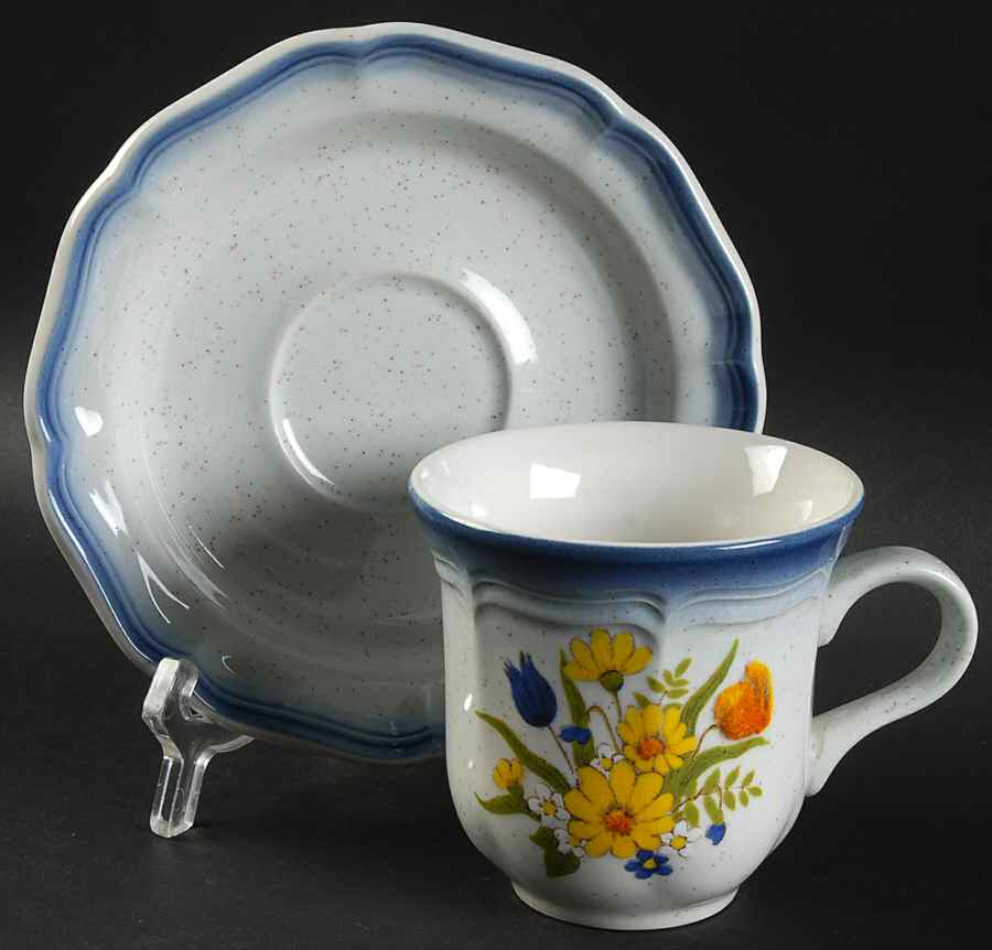 Garden Treasures Flat Cup & Saucer Set by Mikasa-1