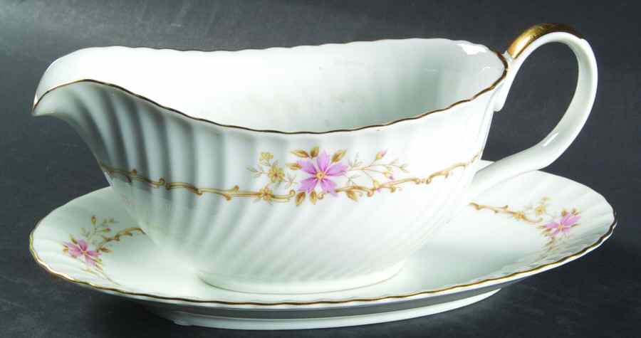 Gaylord Gravy Boat & Underplate/Relish by Mikasa-1