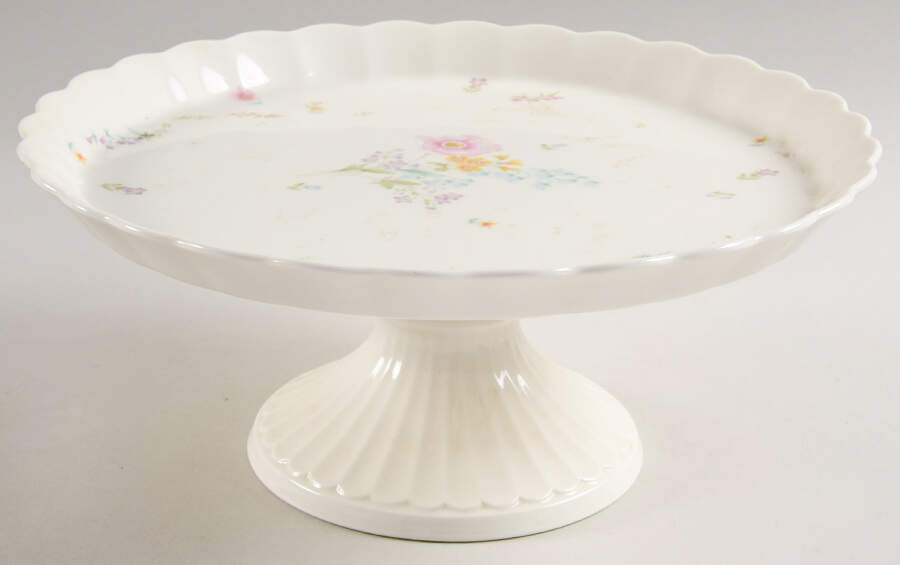 Gentle Breeze 11" Diameter Pedestal Cake Stand by Mikasa-1