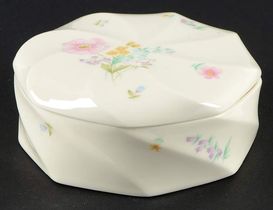 Gentle Breeze Round Box & Lid by Mikasa-1