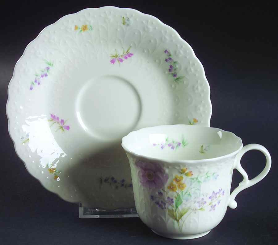 Gentle Breeze Flat Cup & Saucer Set by Mikasa-1