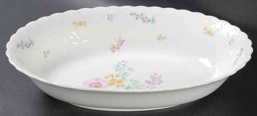 Gentle Breeze 10" Oval Vegetable Bowl by Mikasa-1