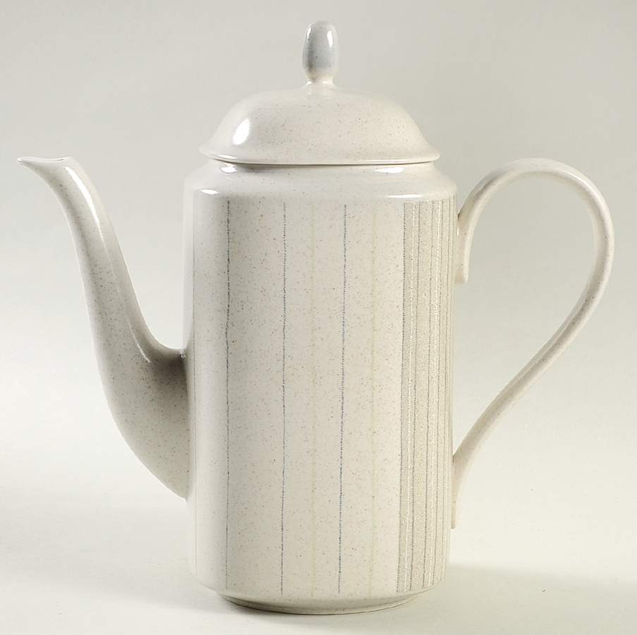 Gentry Grey Coffee Pot & Lid by Mikasa-1