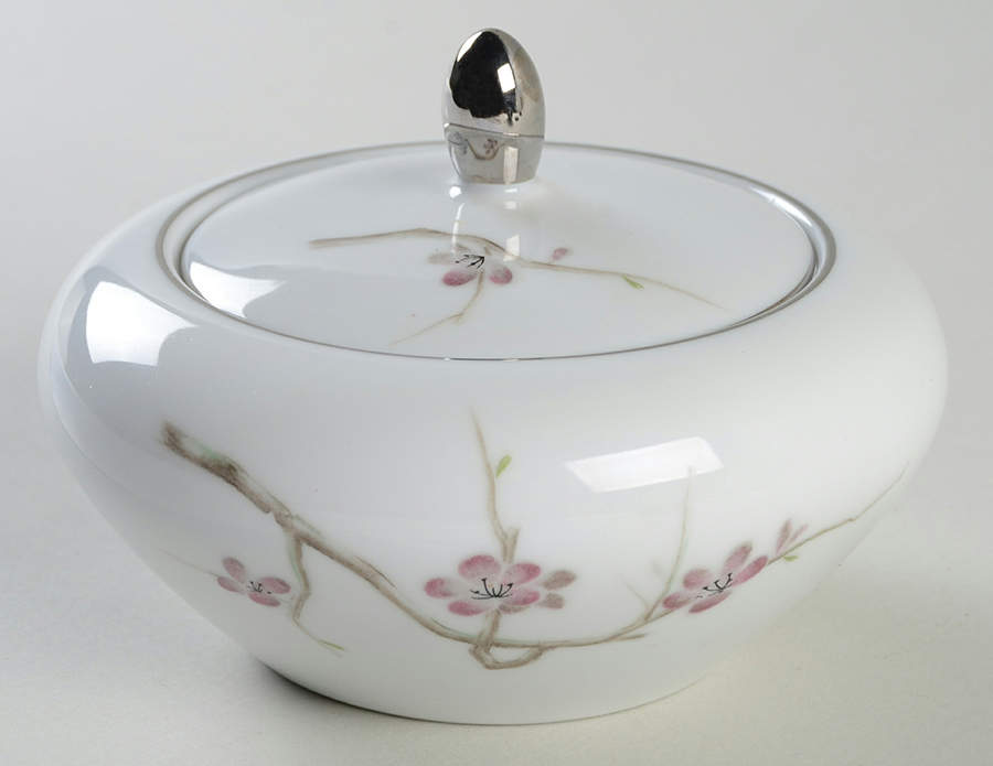 Geisha Sugar Bowl & Lid by Mikasa-1