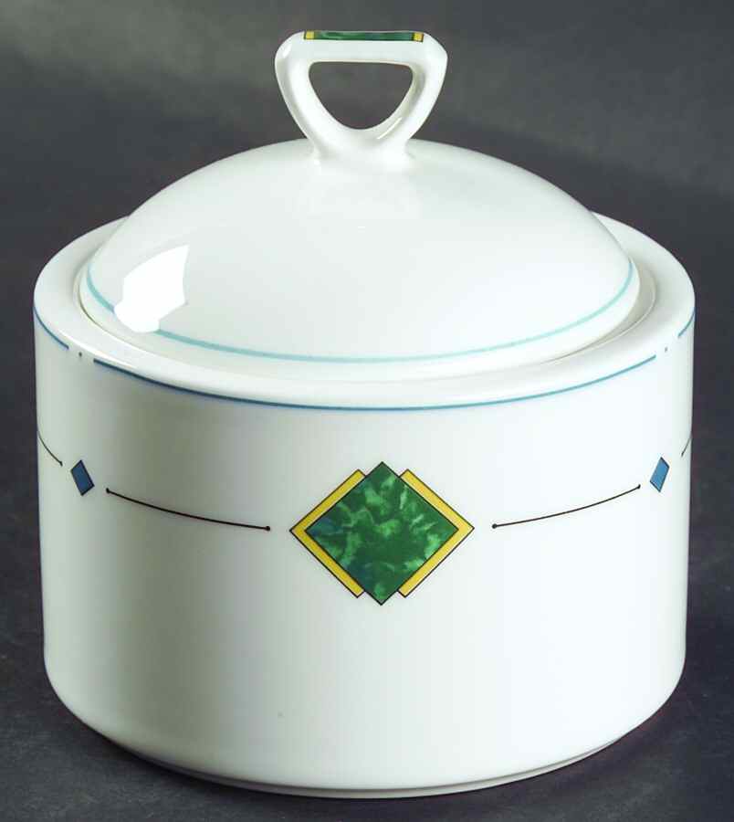 Gemini Sugar Bowl & Lid by Mikasa-1