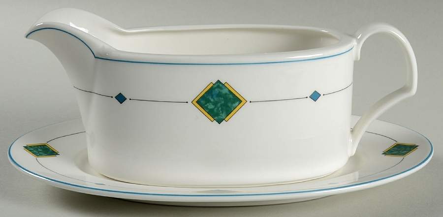 Gemini Gravy Boat & Underplate by Mikasa-1