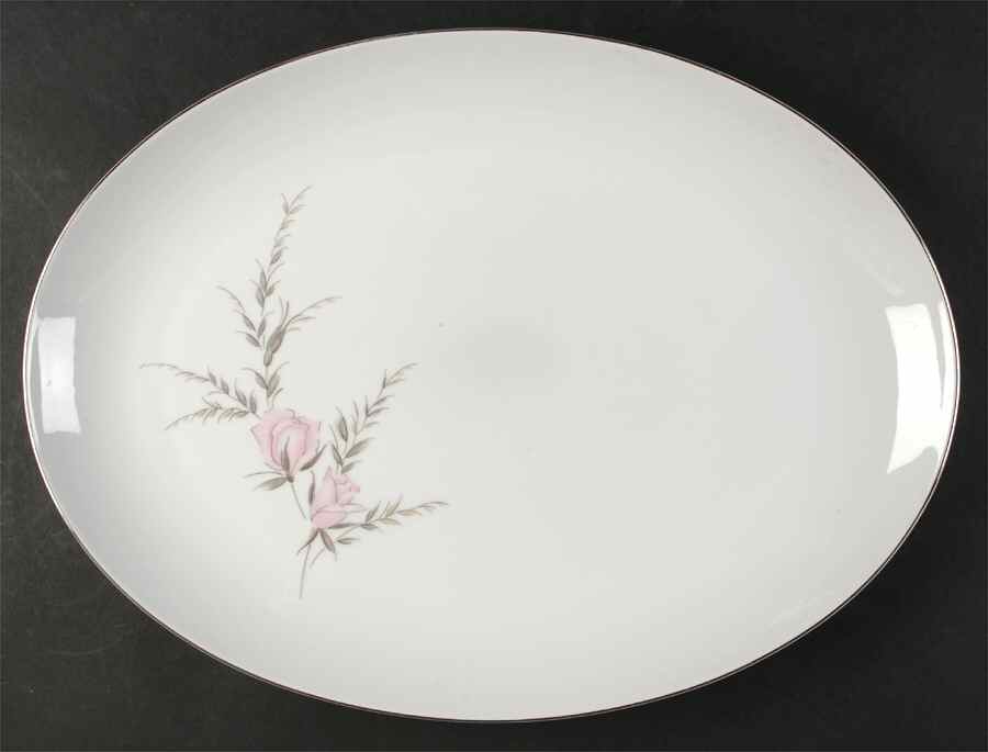 Genevieve 16" Oval Serving Platter by Mikasa-1