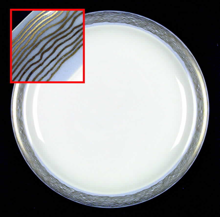 Gold Coast Blue Dinner Plate by Mikasa-1