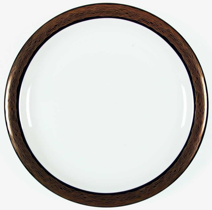Gold Coast Black Dinner Plate by Mikasa-1