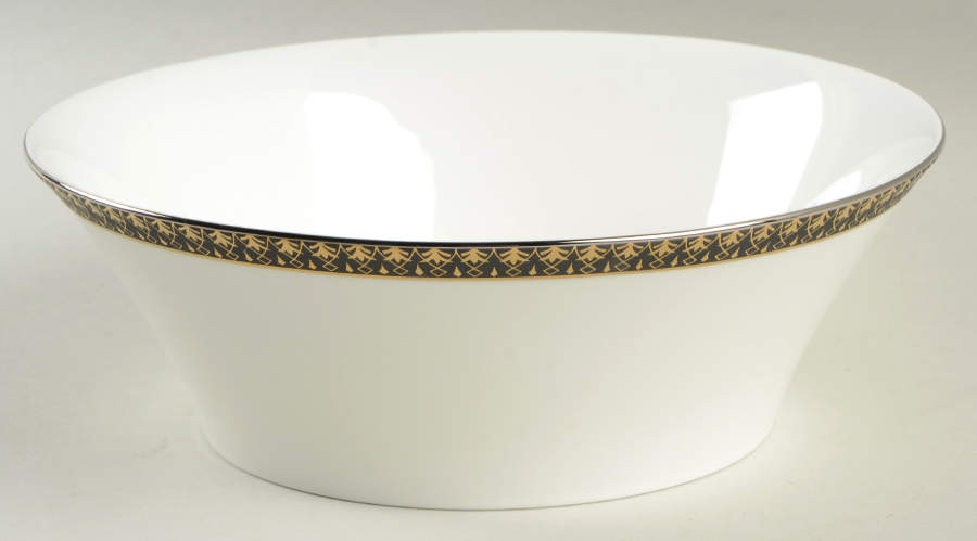Gold Chain 9" Round Vegetable Bowl by Mikasa-1