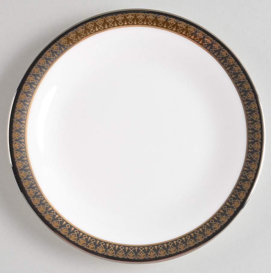 Gold Chain Bread & Butter Plate by Mikasa-1