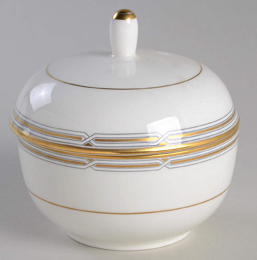 Gold Connection Sugar Bowl & Lid by Mikasa-1