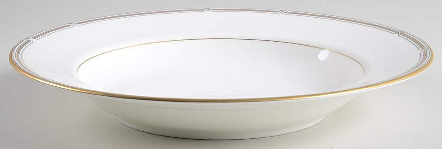 Gold Connection Large Rim Soup Bowl by Mikasa-1