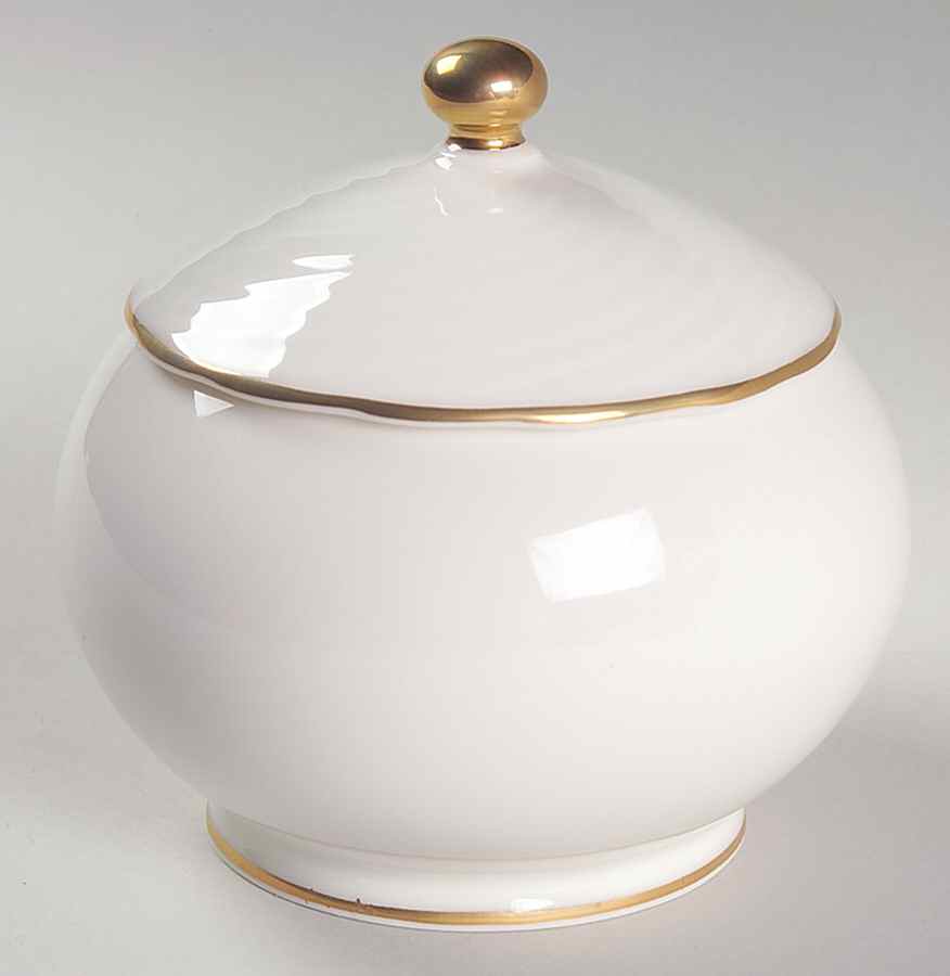 Gold Crest Sugar Bowl & Lid by Mikasa-1