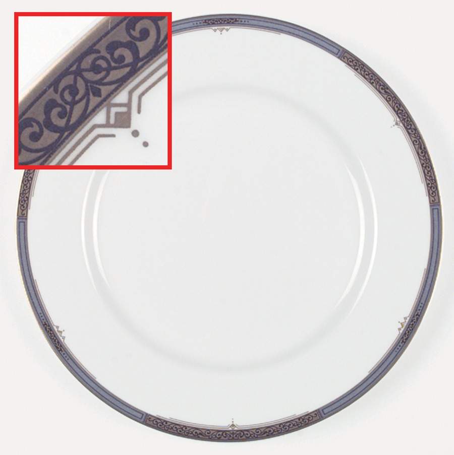Golden Crest Dinner Plate by Mikasa-1