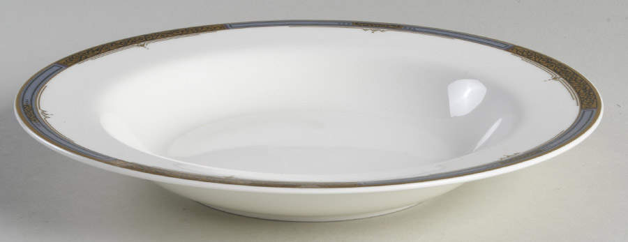 Golden Crest Rim Soup Bowl by Mikasa-1