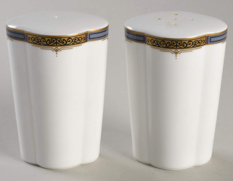 Golden Crest Salt & Pepper Set by Mikasa-1