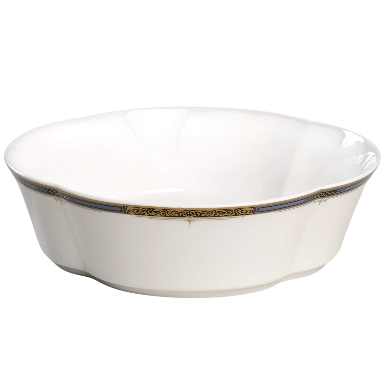 Golden Crest 9" Round Vegetable Bowl by Mikasa-1