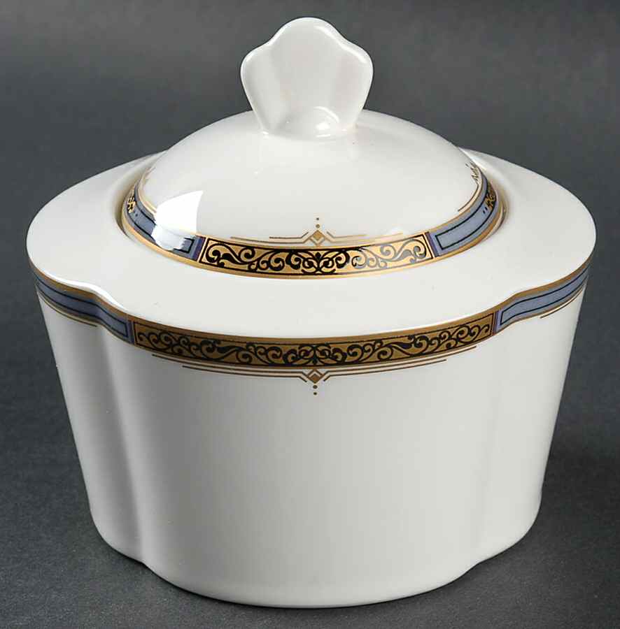 Golden Crest Sugar Bowl & Lid by Mikasa-1