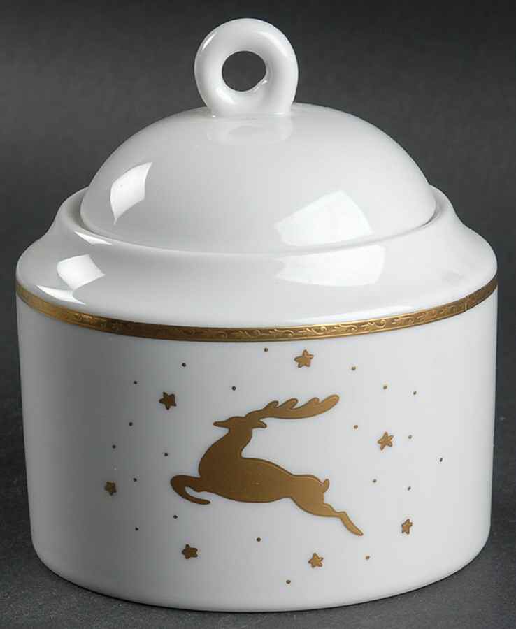 Golden Eve Sugar Bowl & Lid by Mikasa-1