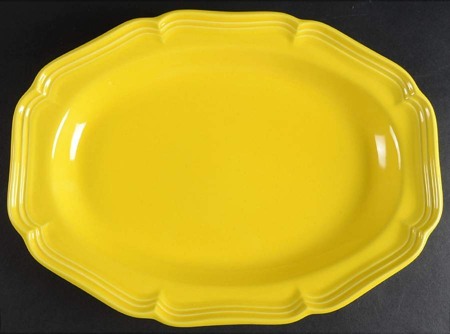 Golden Glow 14" Oval Serving Platter by Mikasa-1