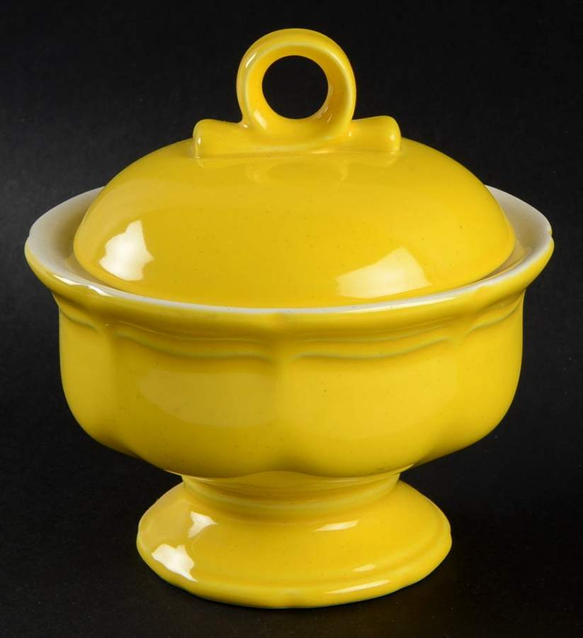 Golden Glow Sugar Bowl & Lid by Mikasa-1