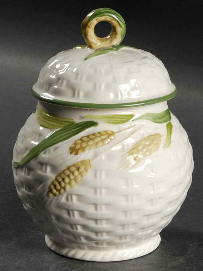 Golden Harvest Sugar Bowl & Lid by Mikasa-1