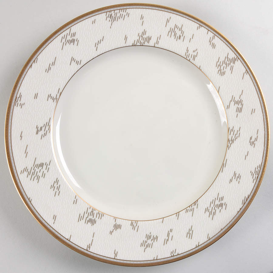 Gold Lame 12" Chop Plate (Round Platter) by Mikasa-1